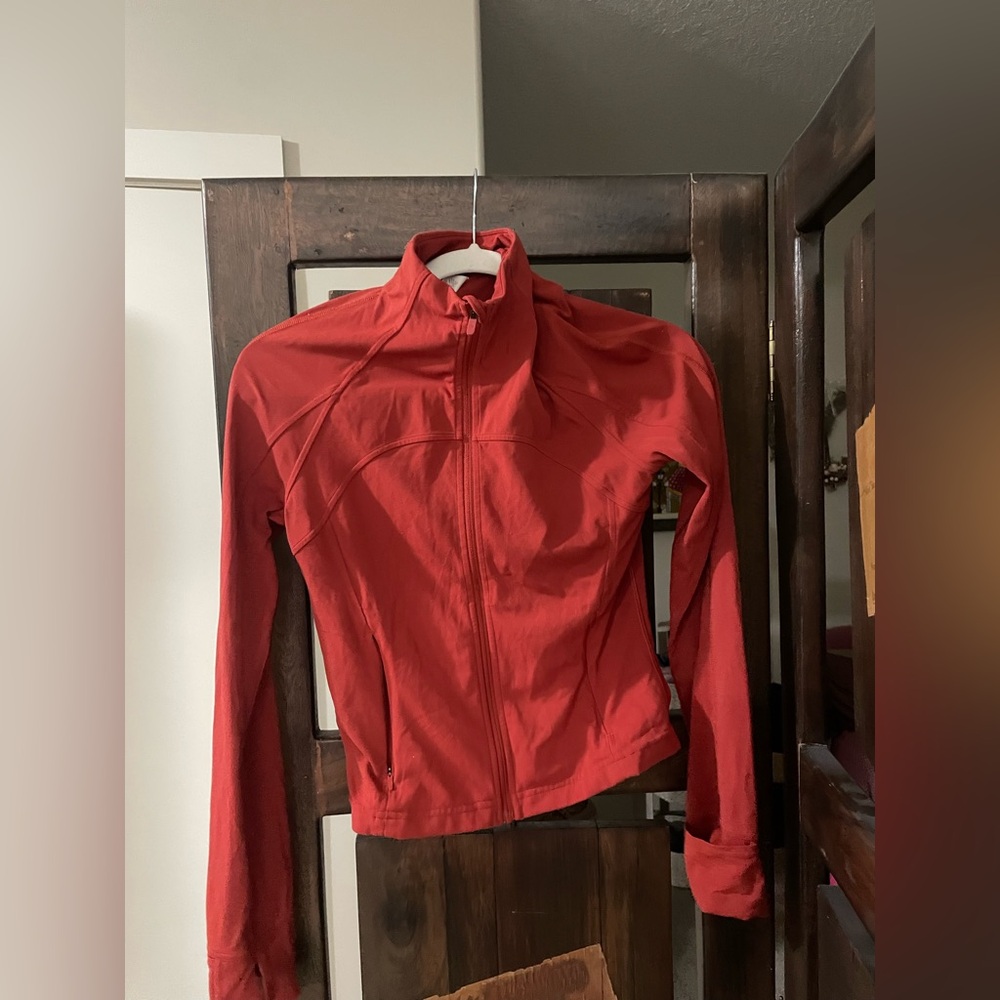 Lululemon orange Define Jacket